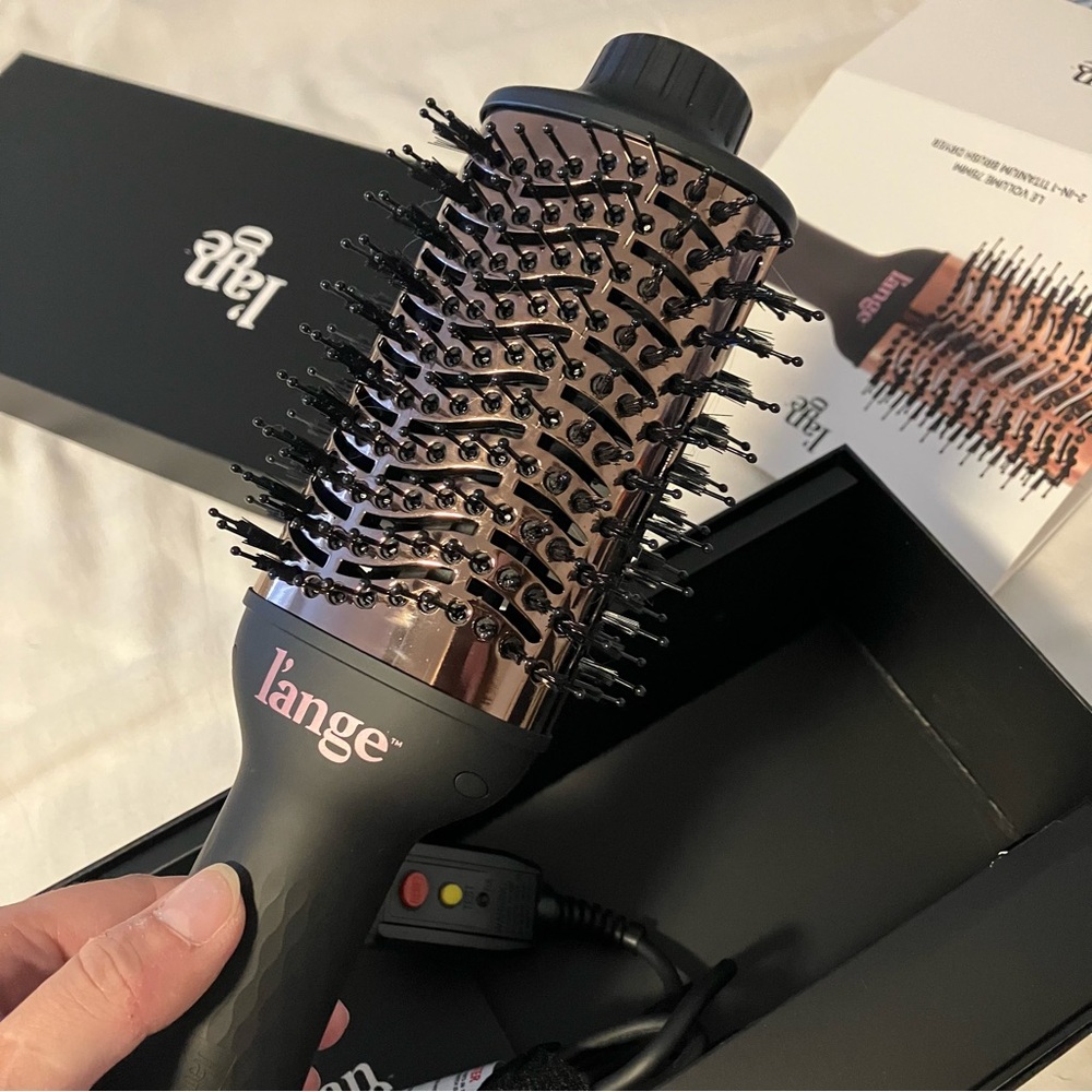 Lange Black Hair Dryer Brush